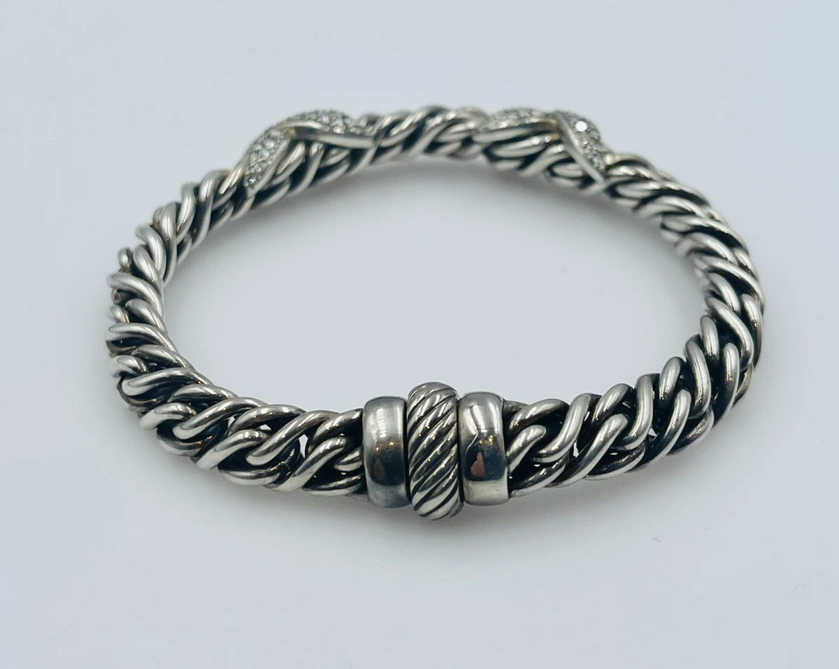 Oval Link Chain Bracelet in Sterling Silver, 17mm | David Yurman