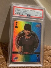 2022 Goodwin Champions Playing Cards Holo Roderick Arias PSA 10 SP RC Card POP 1