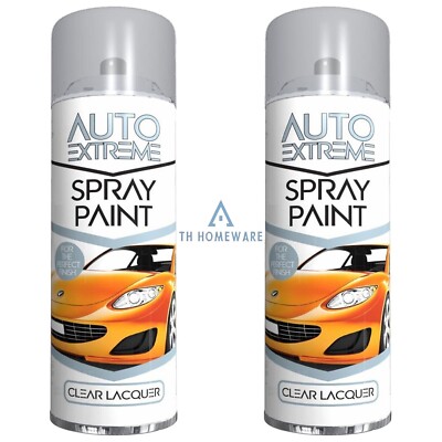 2x Klarlackspray hochwertiger Klarlack Lackspray Aerosollack 250ml