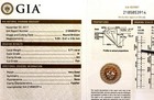 GIA loose certified .71ct SI2 M round brilliant diamond vintage estate antique — photo 2