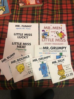 Mr Men Book Bundle  Various items see photos- Great Value
