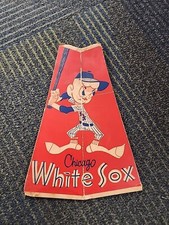 Vintage Chicago White Sox Popcorn Holder Box Megaphone