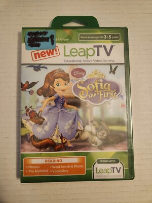 NEW~LeapFrog ~Leap TV~Disney  ''SOFIA THE FIRST'' ~ Educational Active Video Game