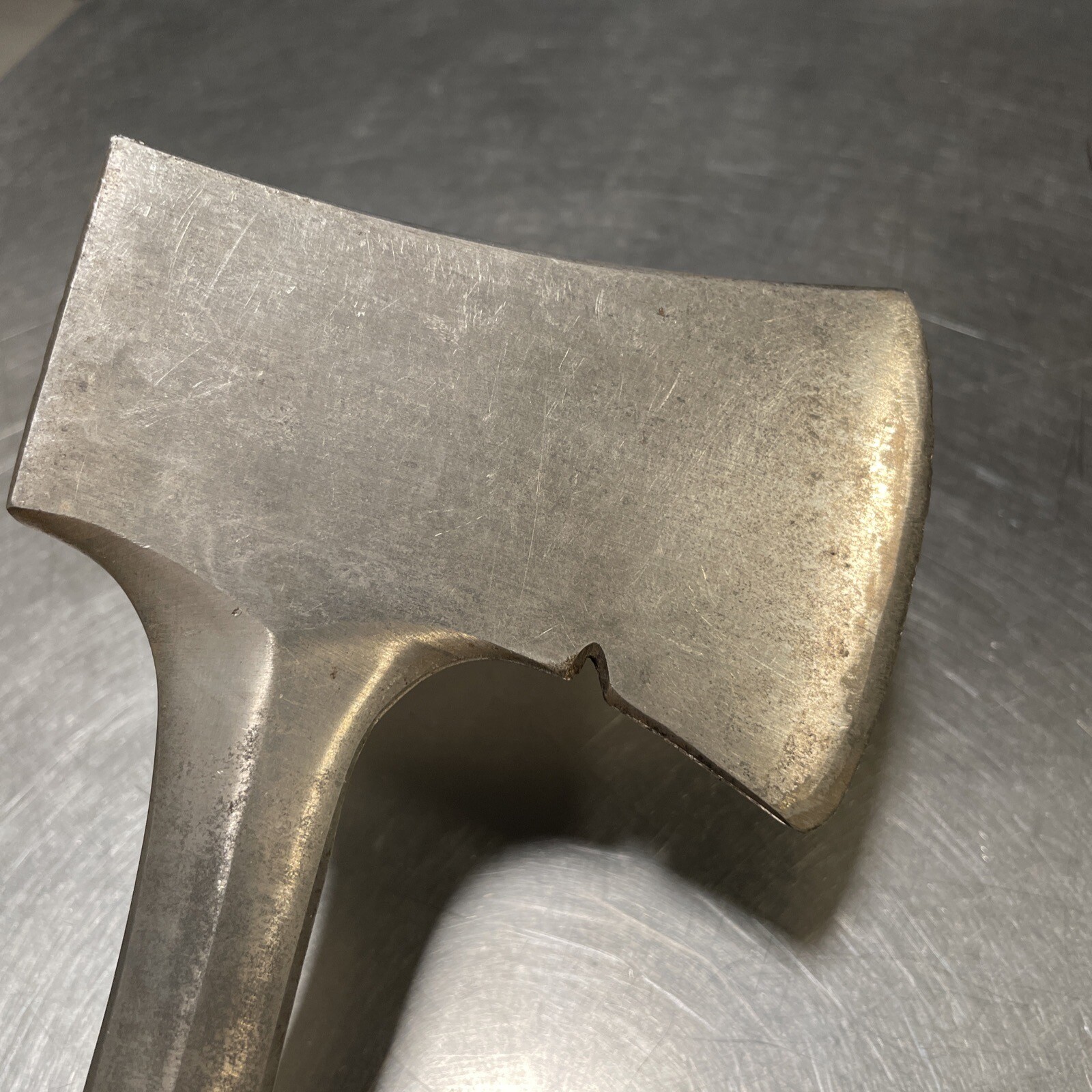 2 Vintage ESTWING Hatchets Brown Stacked Leather Handles eBay