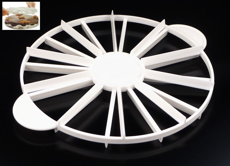 TORTENEINTEILER doppelseitig KUCHENEINTEILER TORTENTEILER KUCHENTEILER