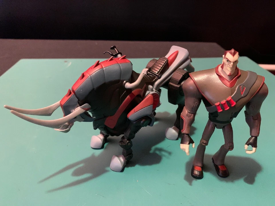 Figura de acción Slugterra Dr. Blakk y Thundarr 2013 ¡MUY RARA!! Foto 2 de 4