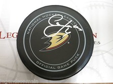 Cam Fowler Anaheim Ducks Autographed Signed Logo  Puck comes with LOM COA cf3
