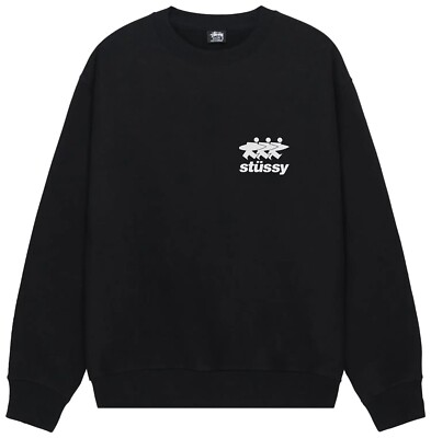 stüssy hoodie Surfwalk Crew- Gr: L