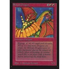 MTG \\>> Shivan Dragon (International Edition) <<// English - 341 Trading