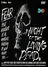 Night of the Living Dead 1968 3-DVD COLOR B&W 3-D Classic George Romero Horror