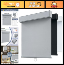 Cordless Blackout Roller Shades - Room Darkening Thermal Insulated Blinds, 20"x7