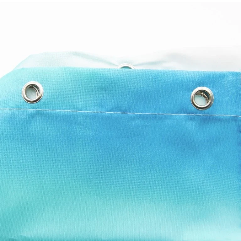 Under the Sea Selfie Shower Curtain with 12 Hooks, 70" x 70" - Image 3 of 4