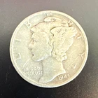 1943 Mercury Dime 10C Philadelphia Business Strike 90% Silver KM#140
