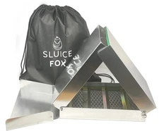 Sluice box for Gold Mining; 50 inch gold prospecting sluice; Folding Aluminum Sl