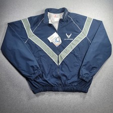 2010 U.S. Air Force PTU Jacket X-Long XLL Navy Reflective Track Jacket DSCP NWT