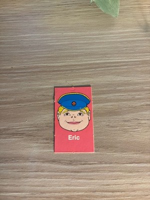 Guess Who? Ersatz-Charakterkarte 1980 - ''Eric'' (rot)