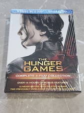 The Hunger Games Complete 4-Film Collection 6-Disc Bluray/Digital HD NEW Sealed.