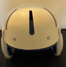 Danmar 9821 Hard Shell Helmet Blue And White w/ Chin Strap Childs Small