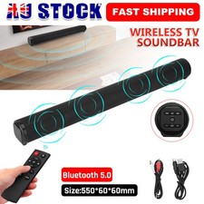 Sound Bar Compact Bluetooth 5.0 Powerful 40W Stereo Speaker System TV Theater