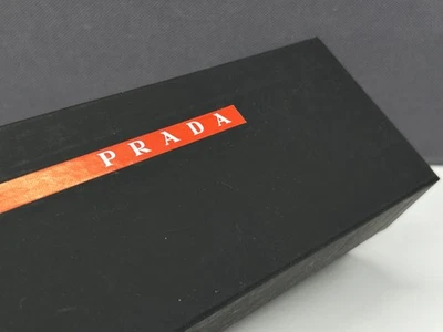 Prada Brillenetui Box Umverpackung Hartschale Pappe schwarz Geschenk box - Bild 1 von 4