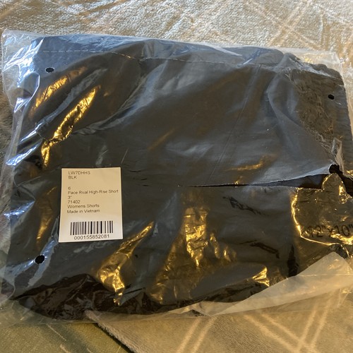 Lululemon Pace Rival High-Rise Short 3” BLK Size 6 - NWT