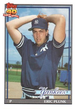 1991 Topps #786 Eric Plunk