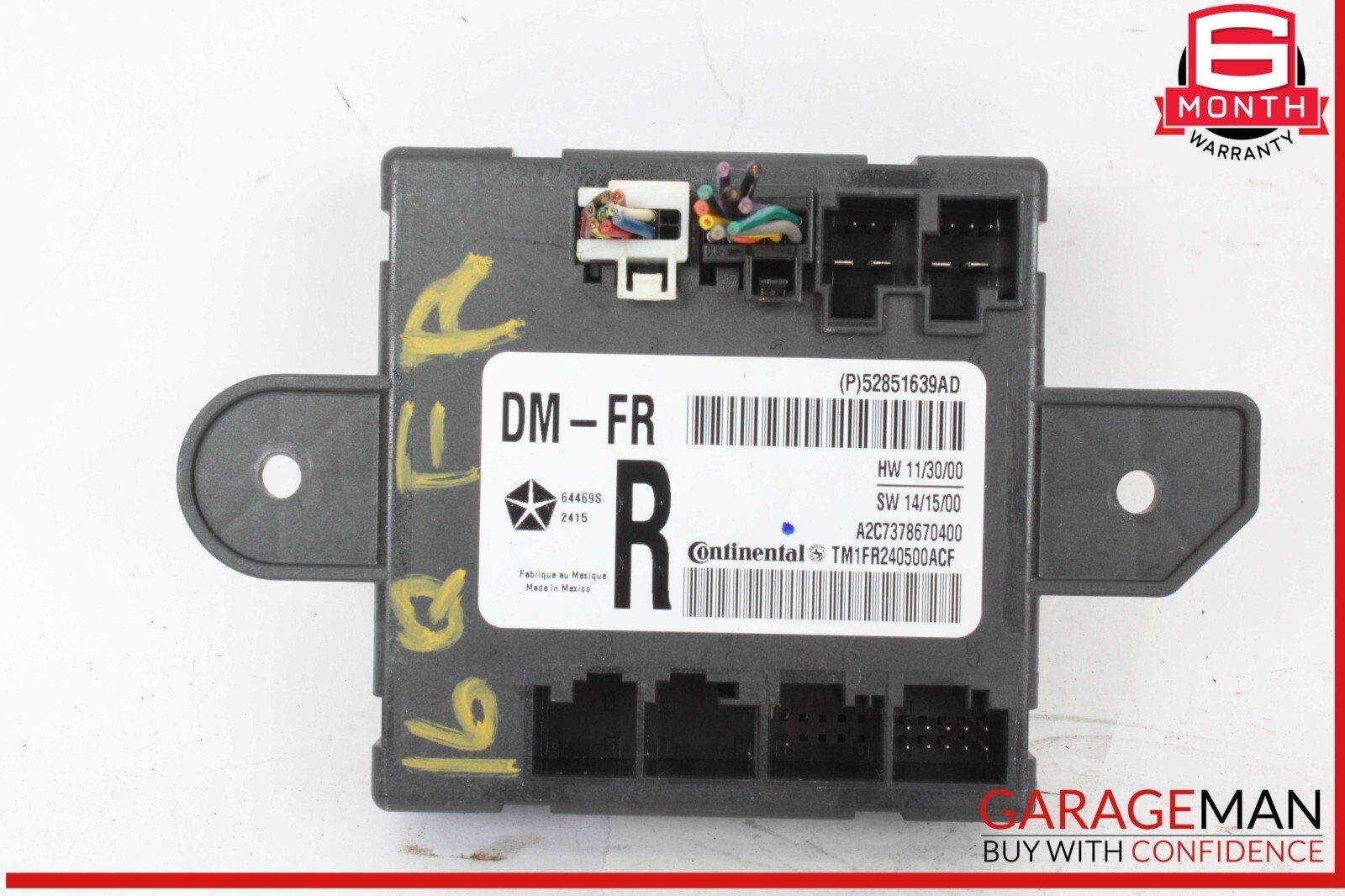 Maserati Quattroporte 2014-2017 Front Right Door control modules Set