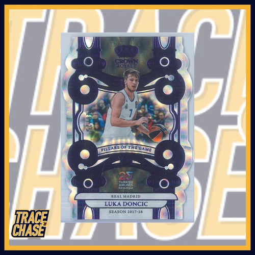 2024-25 Panini Crown Royale Euroleague BK Luka Doncic POTG Purple 18/25 #3