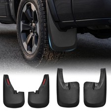 Ram 1500 2009-2018 Custom Black Mud Flaps with OEM Fender Flares Protection