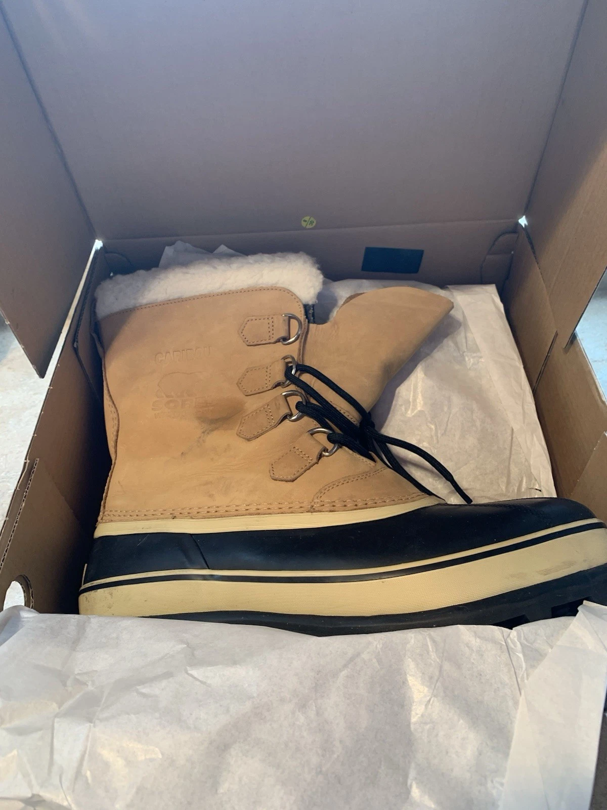 SOREL Caribou Winter Boots Multi Waterproof Insulated Mid Calf Lace Up MENS 11.5