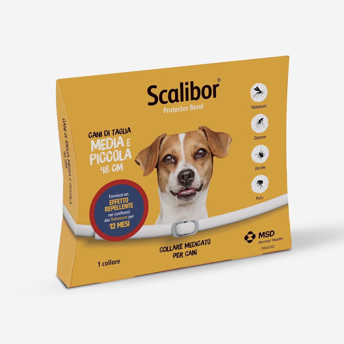 Collare Scalibor 48 cm MSD Animal Health - Protezione Cani Piccoli Medi