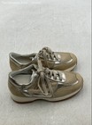 Hogan Boys Tan Silver Lace Up Low Top Comfort Sneaker Shoes EU 31 Youth — photo 2