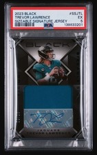TREVOR LAWRENCE [#3/10] 2023 PANINI BLACK SIZEABLE SIGNATURES JERSEY SSJTL