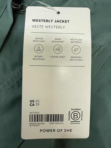 ATHLETA Westerley High Neck Windbreaker Jacket - XS - £120 - Picture 11 of 11