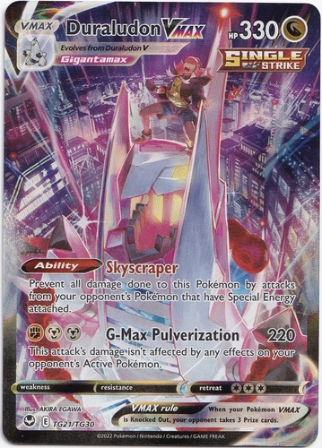 Pokemon Duraludon VMAX Trainer Gallery Rare Silver Tempest TG21/TG30 NM English