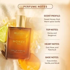  Honey Oud Eau De Parfum - Unisex (3.4 Fl. Oz.) | Patchouli, Vanilla, Ber