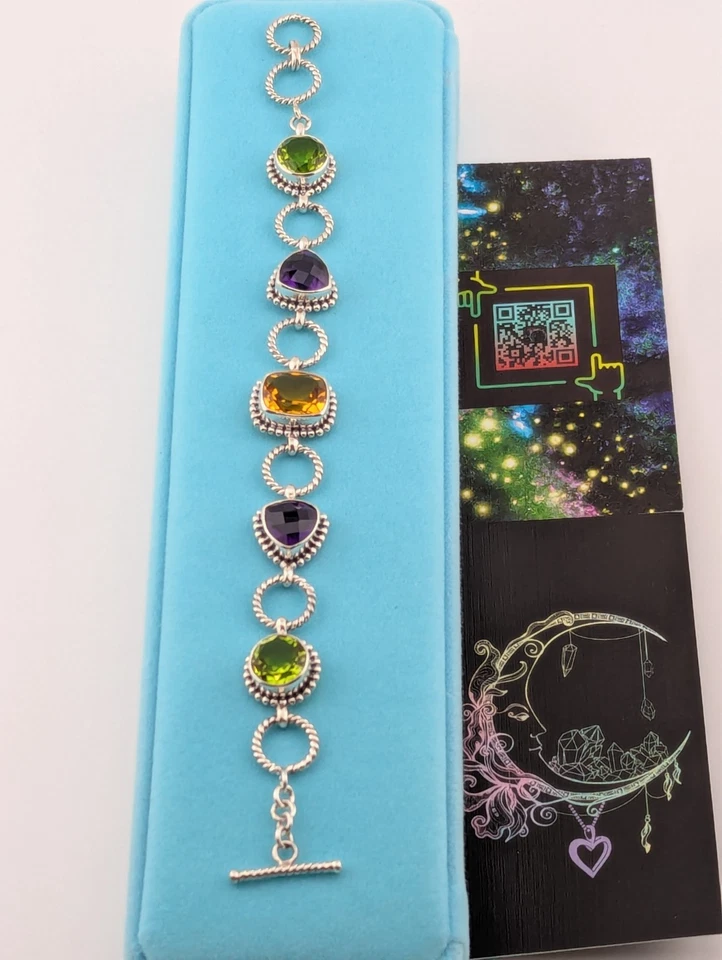 16 Carats Multi Gemstone Bracelet - Image 2 of 4