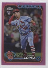 2024 Topps Chrome Pink Refractor Irving Lopez #95 9bg