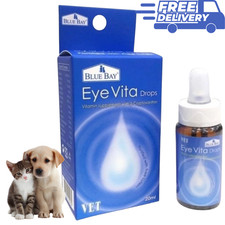 Blue Bay Eye Vita Drops for Cats  Dogs Tears Stain Remover Eye Care Pet 20ml