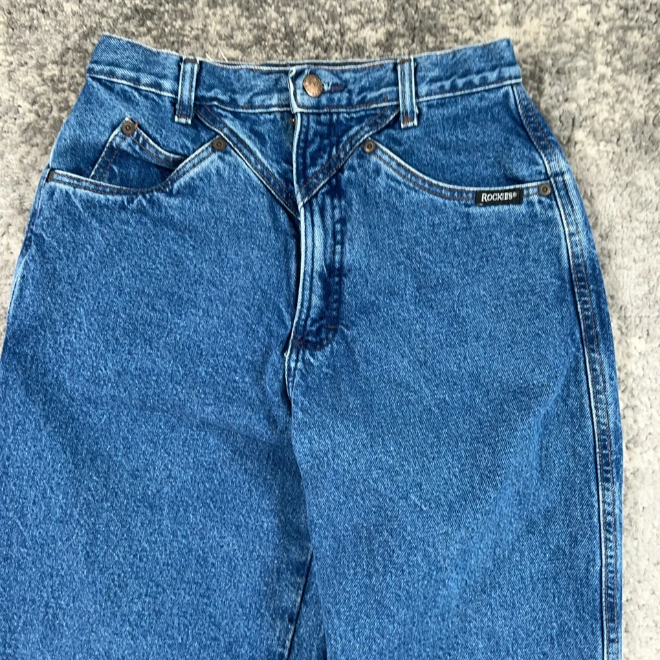 Vintage Rocky Mountain Rockies Jeans Womens Actual 26 X 35 Western High Rise 90s - Image 2 of 4