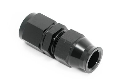 6,5mm (1/4'') Alu Rohranschluss Dash 4 / -4 AN / JIC 4 Schwarz eloxiert
