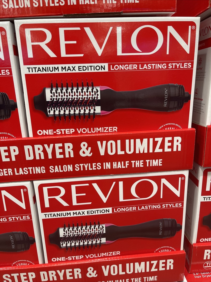 Revlon RVDR5282CT One-Step Hair Dryer Comb and Volumizer Titanium