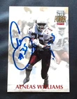 AENEAS WILLIAMS ST. LOUIS CARDINALS RAMS HOF AUTOGRAPHED SIGNED FOOTBALL CARD