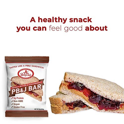 PB&J Bars | Peanut Butter & Strawberry Snack Bars | Gluten Free, Vegan ...