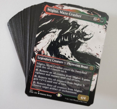 MTG Commander Migloz, Maze Crusher Custom 100 Card EDH Deck with Rares