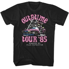 Back to The Future T-Shirt Outatime Tour 85 Men's Retro Tees