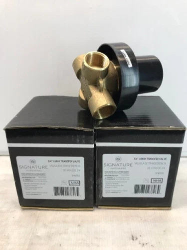 SIGNATURE HARDWARE Part #SH6103 -- 3/4" 6 Way Transfer Valve - (NEW)  - Picture 1 of 2