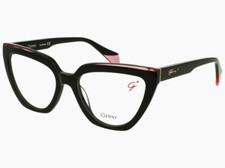 Brand New 2024 GENNY Women Eyeglasses GVG 002 C.01 Authentic Italy Rx Frame Case