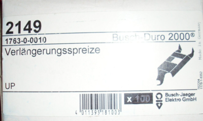 Busch-Jaeger Verlängerungsspreize 2149 (1er) online kaufen | eBay