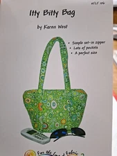 Purse Handbag Itty Bitty Bag FLF106 Craft Sewing Pattern Love Of Fabric West UC